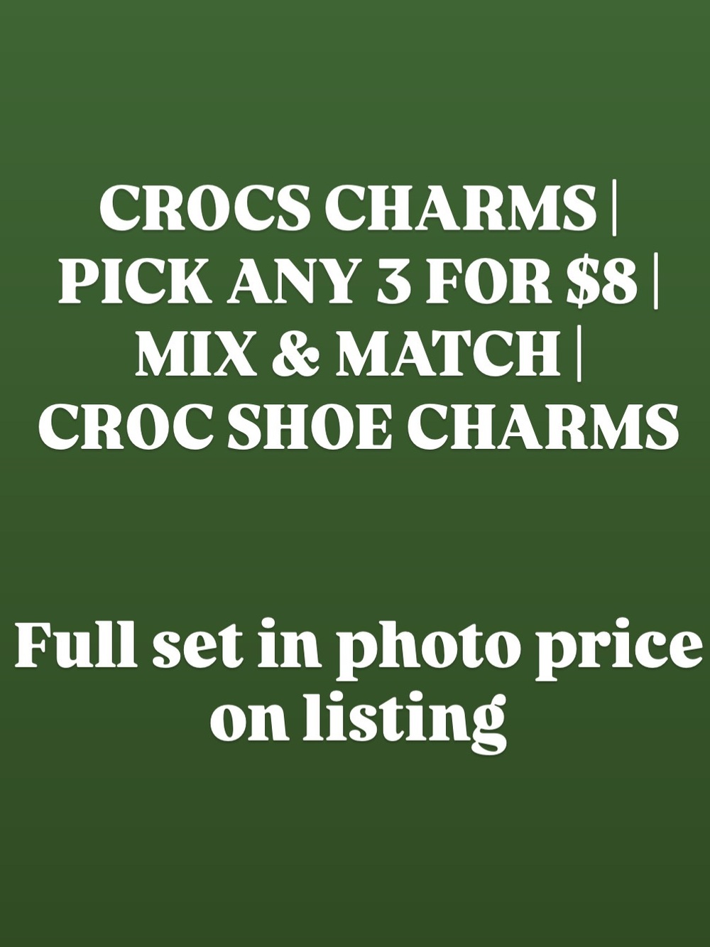 CROCS Bright Multicolor Flower & Cactus Jibbitz Charm
